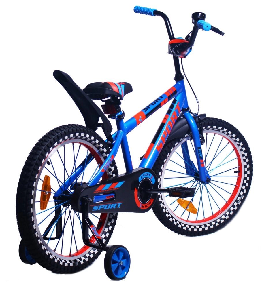 Детский велосипед New Sport 20" синий от компании Интернет-магазин ДИМОХА - товары для семейного отдыха и детей в Минске - фото 1