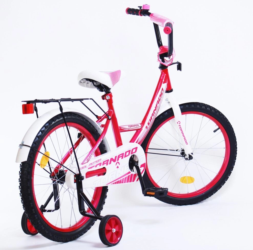 Детский велосипед TORNADO 16" розовый от компании Интернет-магазин ДИМОХА - товары для семейного отдыха и детей в Минске - фото 1