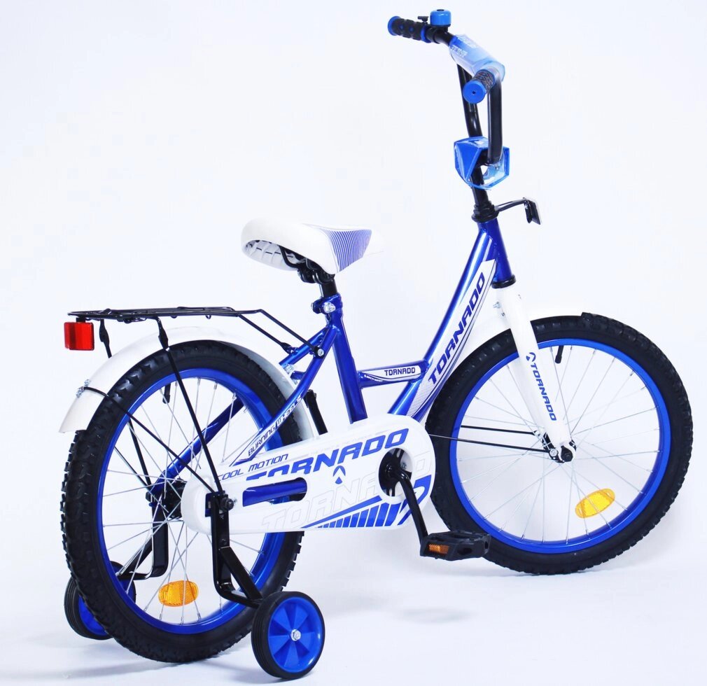 Детский велосипед TORNADO 16" синий от компании Интернет-магазин ДИМОХА - товары для семейного отдыха и детей в Минске - фото 1