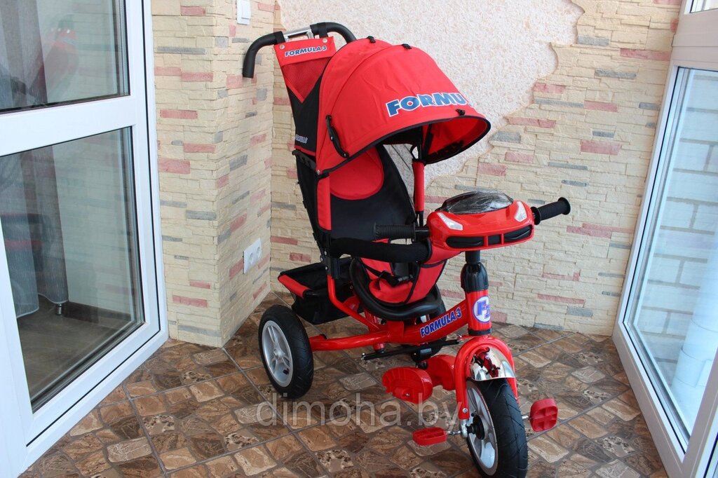 Детский велосипед трехколесный FORMULA 3 (красный) от компании Интернет-магазин ДИМОХА - товары для семейного отдыха и детей в Минске - фото 1