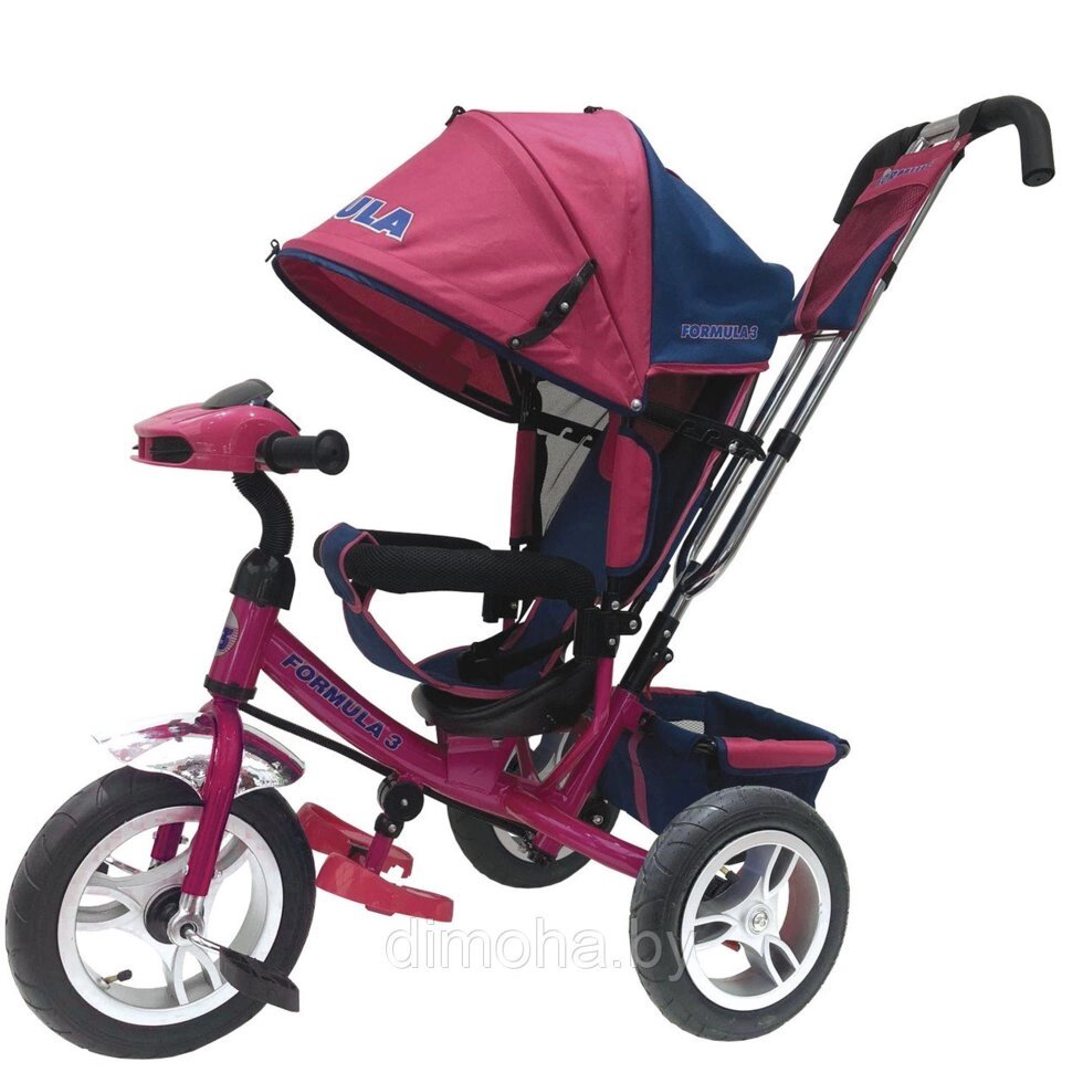 Детский велосипед трехколесный FORMULA 3 (розовый) от компании Интернет-магазин ДИМОХА - товары для семейного отдыха и детей в Минске - фото 1
