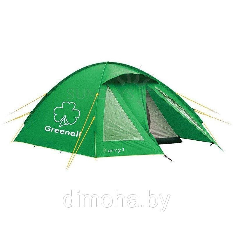 GREENELL Палатка Greenell КЕРРИ 3 V3, зеленый от компании Интернет-магазин ДИМОХА - товары для семейного отдыха и детей в Минске - фото 1