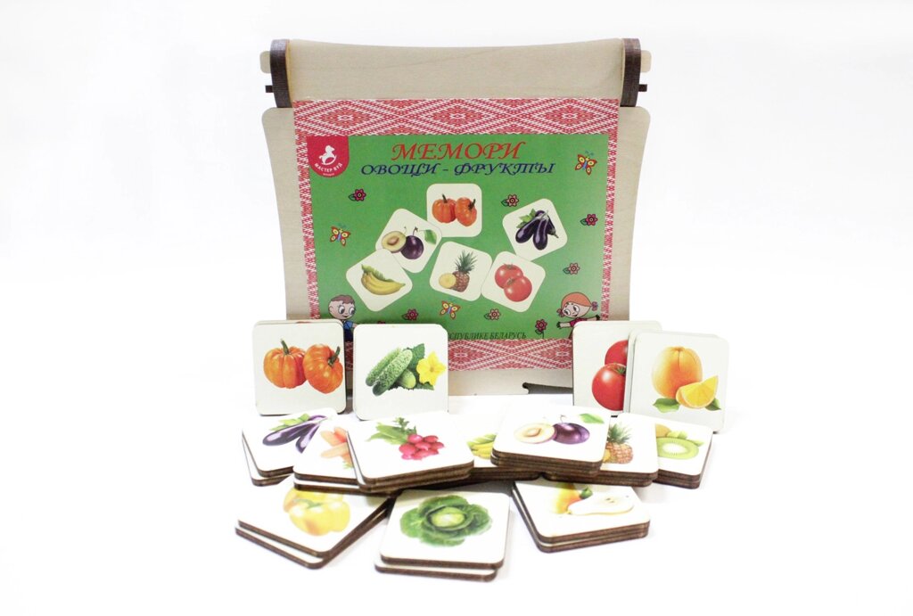Игра развивающая "Найди пару" овощи-фрукты  арт. DNP1 от компании Интернет-магазин ДИМОХА - товары для семейного отдыха и детей в Минске - фото 1