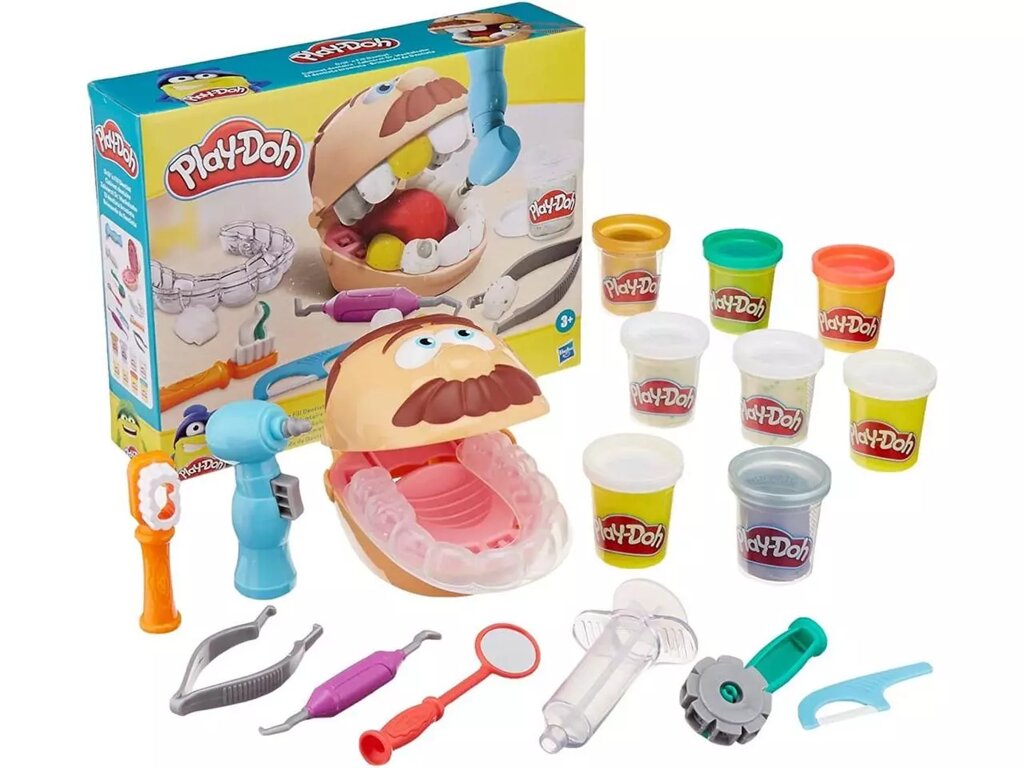 Игровой набор Play-Doh М-р Зубастик с золотыми зубами, арт. F1259 от компании Интернет-магазин ДИМОХА - товары для семейного отдыха и детей в Минске - фото 1