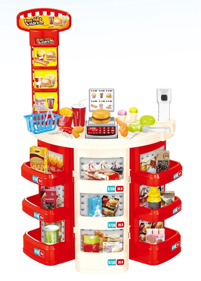Игровой набор Супермаркет со свето-звуковыми эффектами, арт. 922-20 (82х51х21) от компании Интернет-магазин ДИМОХА - товары для семейного отдыха и детей в Минске - фото 1