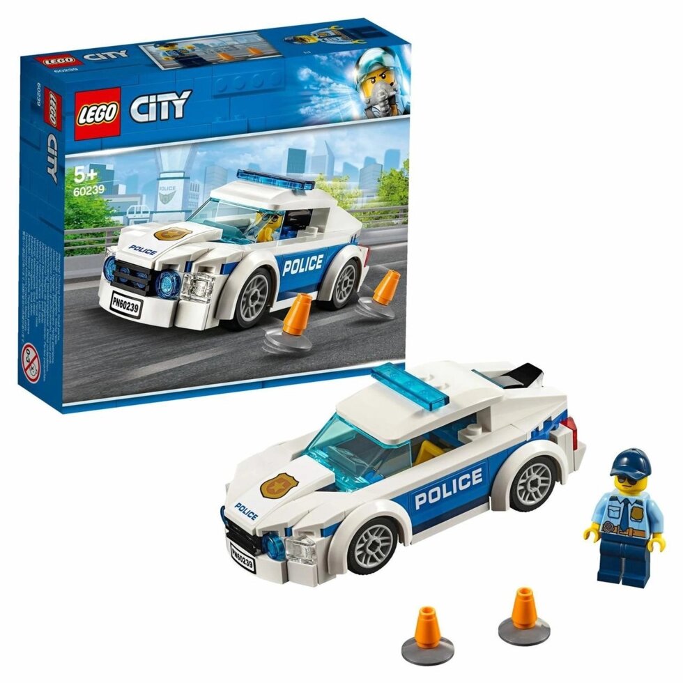 Конструктор LEGO City Original 60239 автомобиль полицейского патруля от компании Интернет-магазин ДИМОХА - товары для семейного отдыха и детей в Минске - фото 1