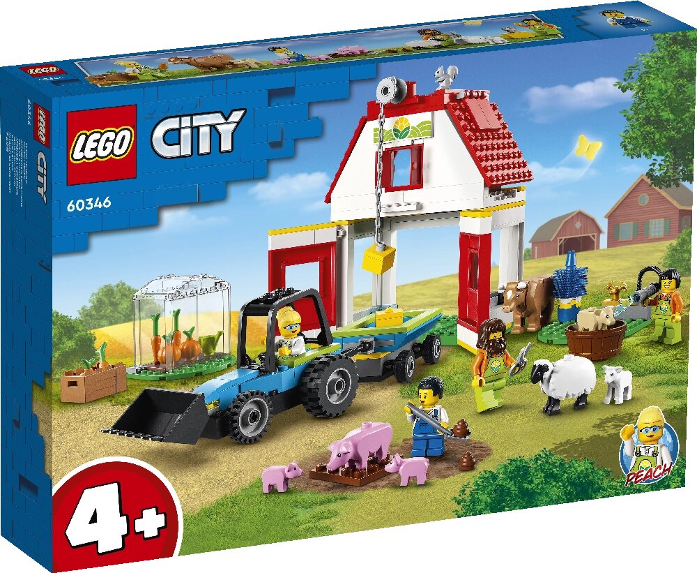 Конструктор LEGO Original City Ферма и амбар с животными, 60346 от компании Интернет-магазин ДИМОХА - товары для семейного отдыха и детей в Минске - фото 1