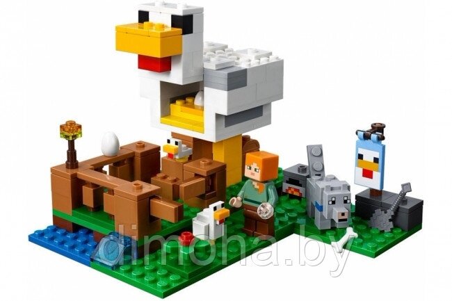 Конструктор LEGO Original Minecraft 21140 Курятник от компании Интернет-магазин ДИМОХА - товары для семейного отдыха и детей в Минске - фото 1