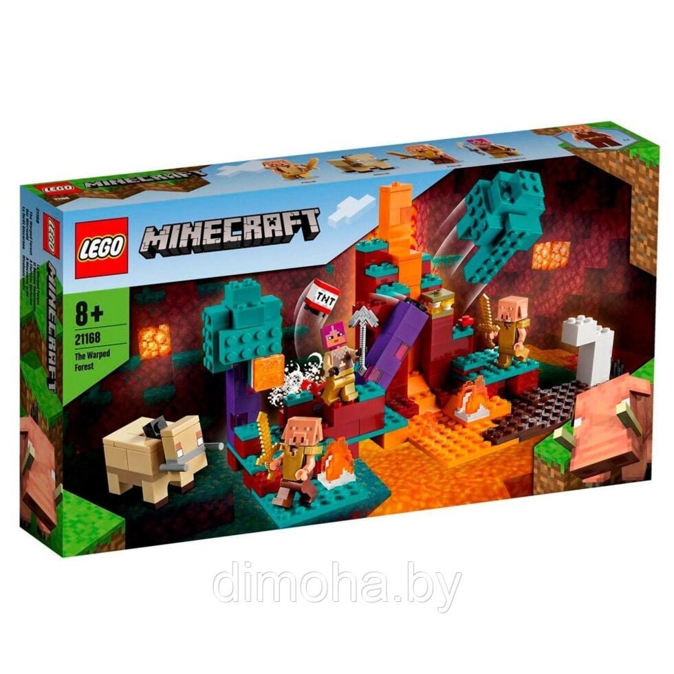 Конструктор Lego Original Minecraft "Искаженный лес" 21168 от компании Интернет-магазин ДИМОХА - товары для семейного отдыха и детей в Минске - фото 1