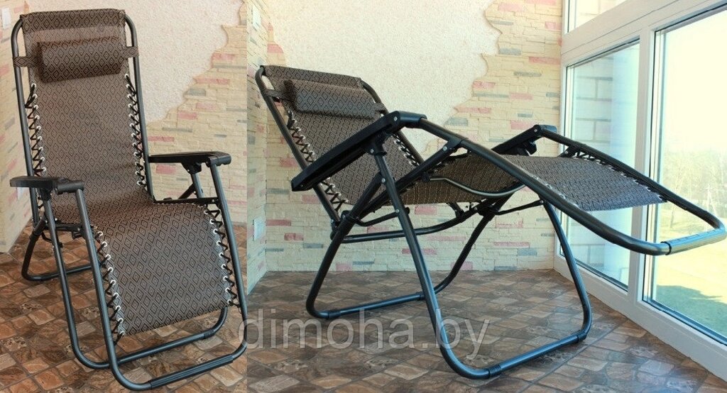Кресло-шезлонг (длина 173см) VT19-10704/1 от компании Интернет-магазин ДИМОХА - товары для семейного отдыха и детей в Минске - фото 1