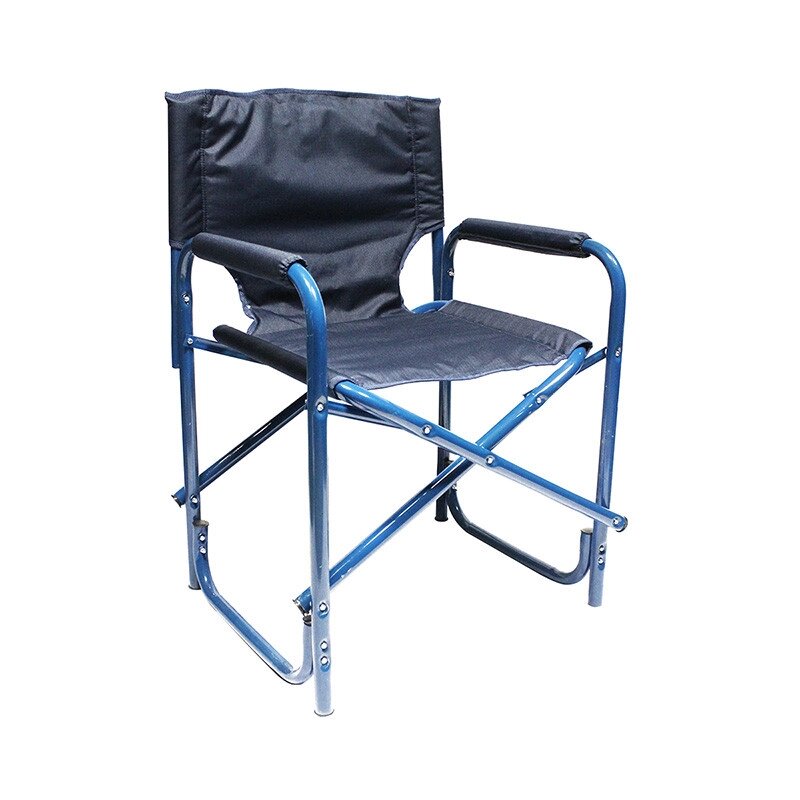 Кресло складное "СЛЕДОПЫТ" 585х450х825 мм, сталь 25 мм, синий от компании Интернет-магазин ДИМОХА - товары для семейного отдыха и детей в Минске - фото 1