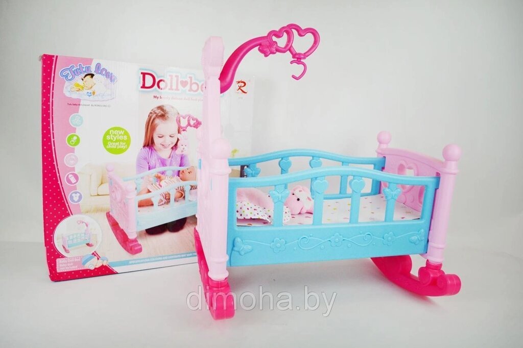 Кроватка кукольная 8118 от компании Интернет-магазин ДИМОХА - товары для семейного отдыха и детей в Минске - фото 1
