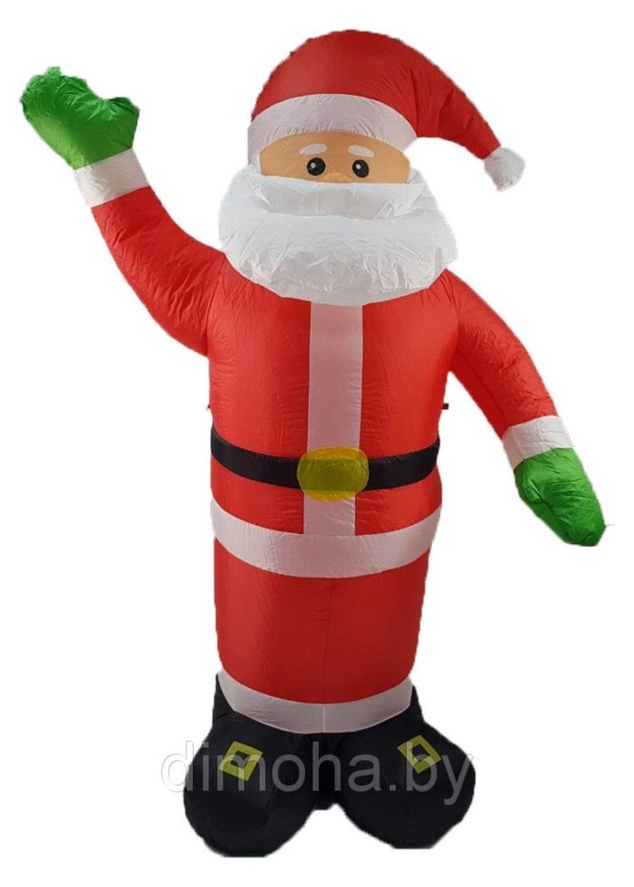 Надувная фигура Дед Мороз с электронасосом (150 см, светится) арт. VT18-21189 от компании Интернет-магазин ДИМОХА - товары для семейного отдыха и детей в Минске - фото 1