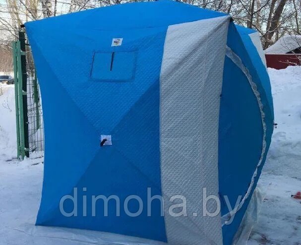 Палатка-куб зимняя Bazizfish 1621 ,180х180х205см (Синяя) от компании Интернет-магазин ДИМОХА - товары для семейного отдыха и детей в Минске - фото 1