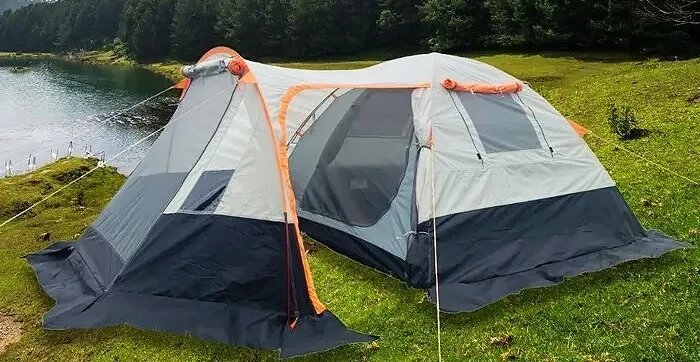 Палатка туристическая 3-хместная двухслойная MIR-6103 (345х215х145) от компании Интернет-магазин ДИМОХА - товары для семейного отдыха и детей в Минске - фото 1