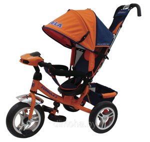 Детский велосипед трехколесный FORMULA 3 (оранжевый)