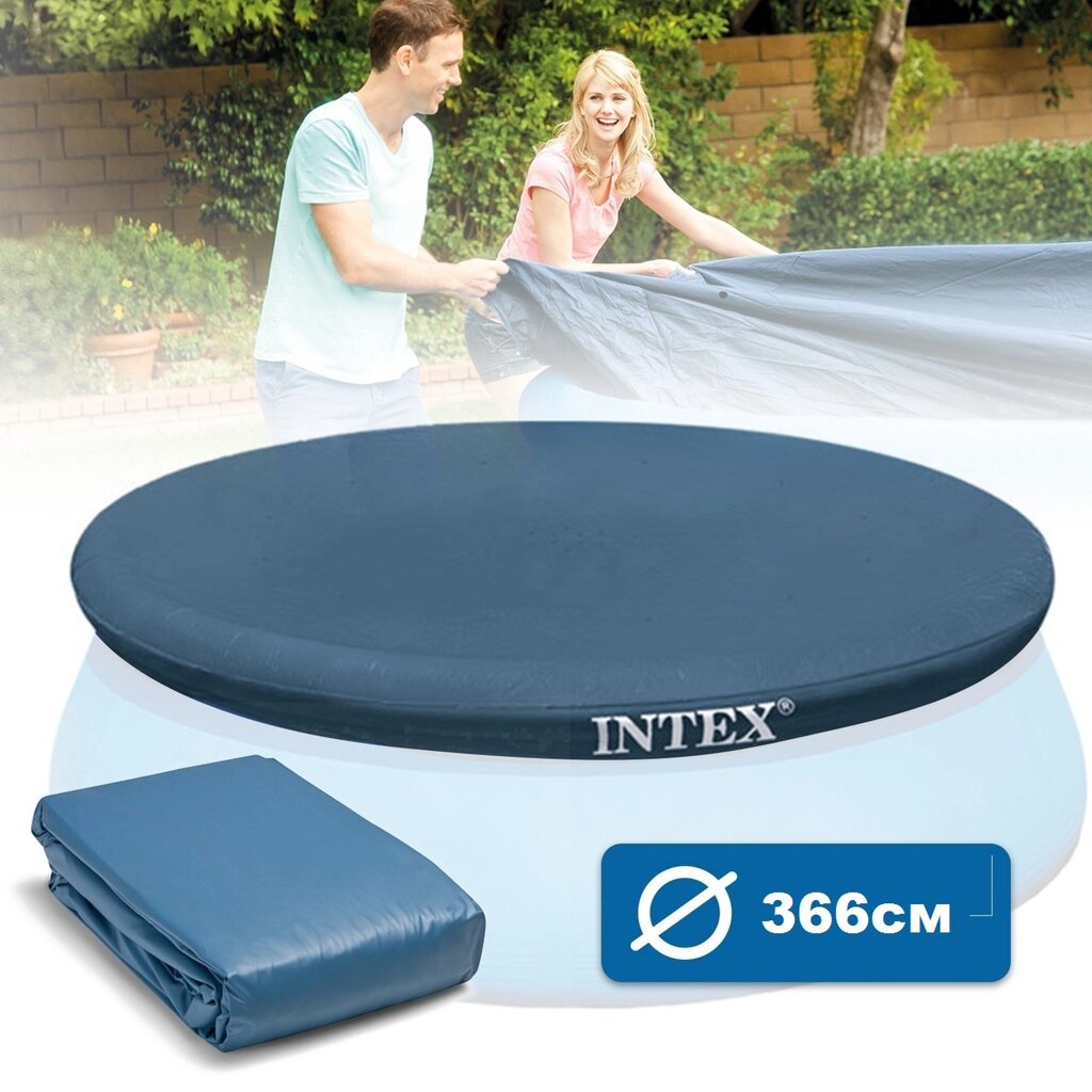 Тент-чехол для надувных бассейнов Intex Easy. Set 366 см, 28022 - опт