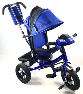 Детский трехколесный велосипед Favorit Rally FTR-1210 синий (12/10)