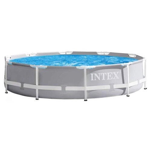 Каркасный бассейн Intex для дачи 26702 Prism Frame Pool 305x76 + фильтр-насос на 1250 л/ч - гарантия