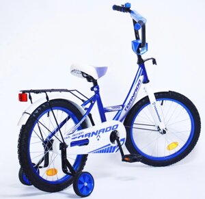 Детский велосипед TORNADO 16" синий