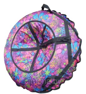 Надувная ватрушка (тюбинг) 100 см Emi Filini Декор-Цветы