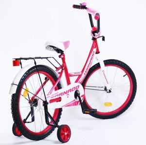Детский велосипед TORNADO 16" розовый