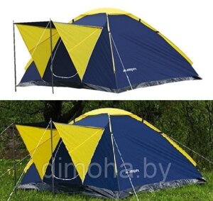 Палатка туристическая 4-местная MONODOME 4 blue (210х210х120 см)