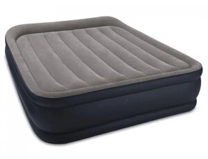 Надувная кровать Intex 152x203x42 Deluxe Pillow Rest Reised Bed, встроенный насос 220V, арт. 64136