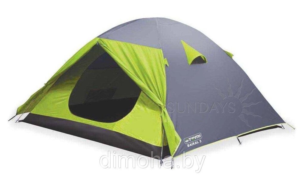 Палатка туристическая ATEMI baikal 2 CX - преимущества