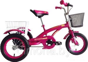 Трехколесный велосипед Sport Chain 12" розовый