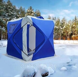 Палатка-куб зимняя "TRAVELTOP" 200х200х215см (Синяя), арт. TH-1620