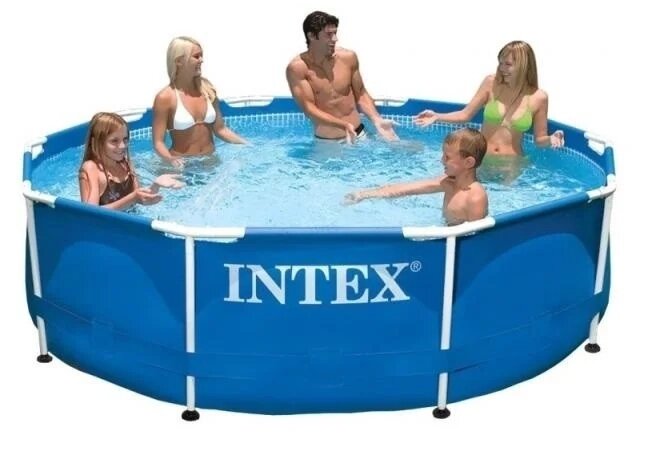 Каркасный бассейн Intex для дачи 28200 Metal Frame 305x76 - выбрать