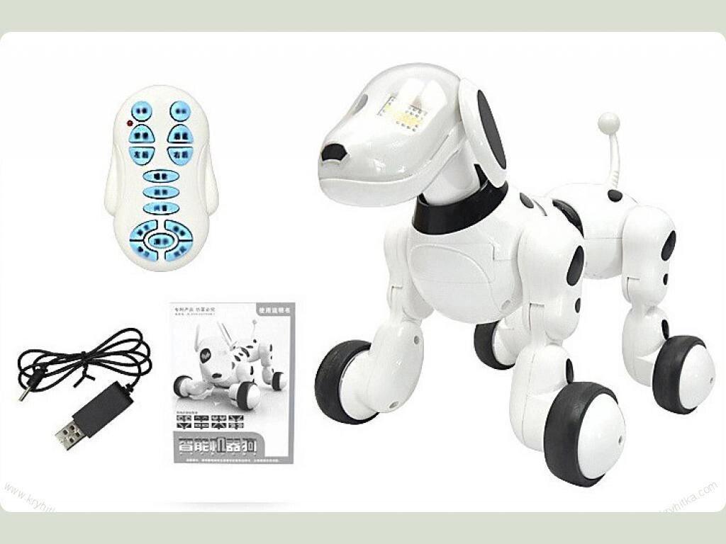 Радиоуправляемая собака-робот интерактивная от компании Интернет-магазин ДИМОХА - товары для семейного отдыха и детей в Минске - фото 1