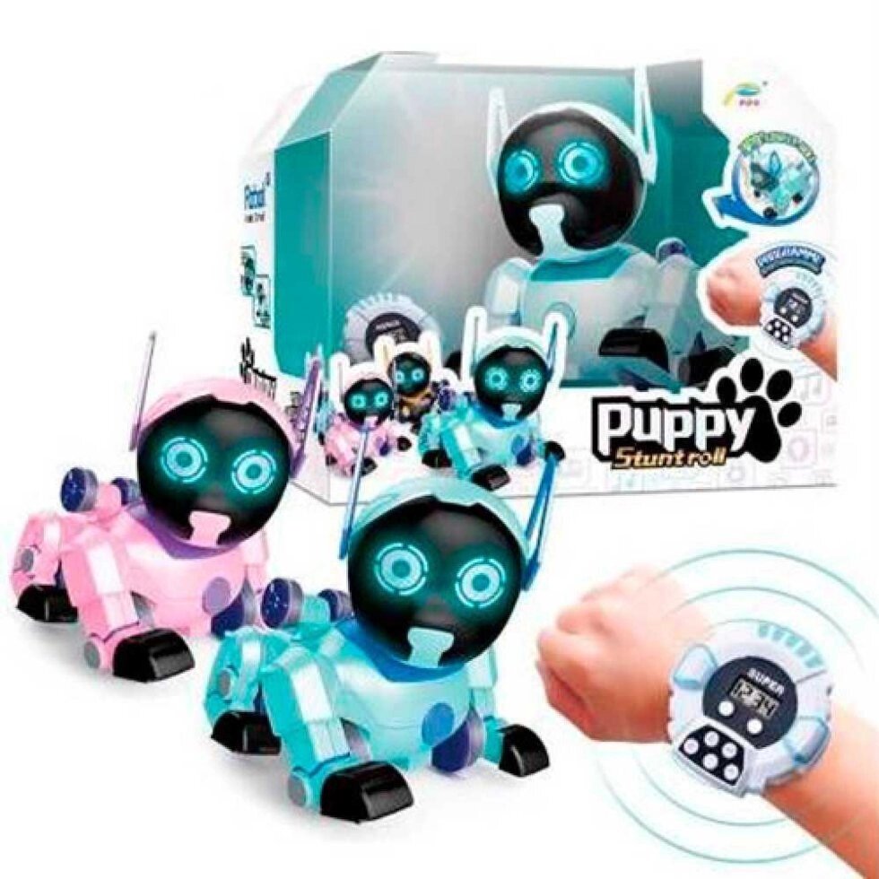 Робот-щенок на р/у Puppy Stunt roll Z105 от компании Интернет-магазин ДИМОХА - товары для семейного отдыха и детей в Минске - фото 1