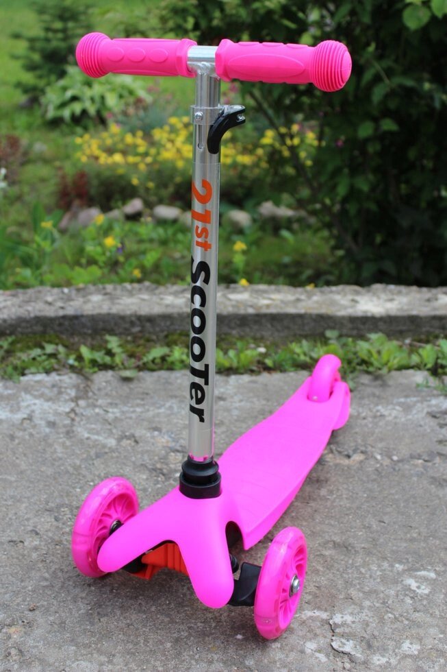 Самокат 21st scooter mini (розовый) от компании Интернет-магазин ДИМОХА - товары для семейного отдыха и детей в Минске - фото 1