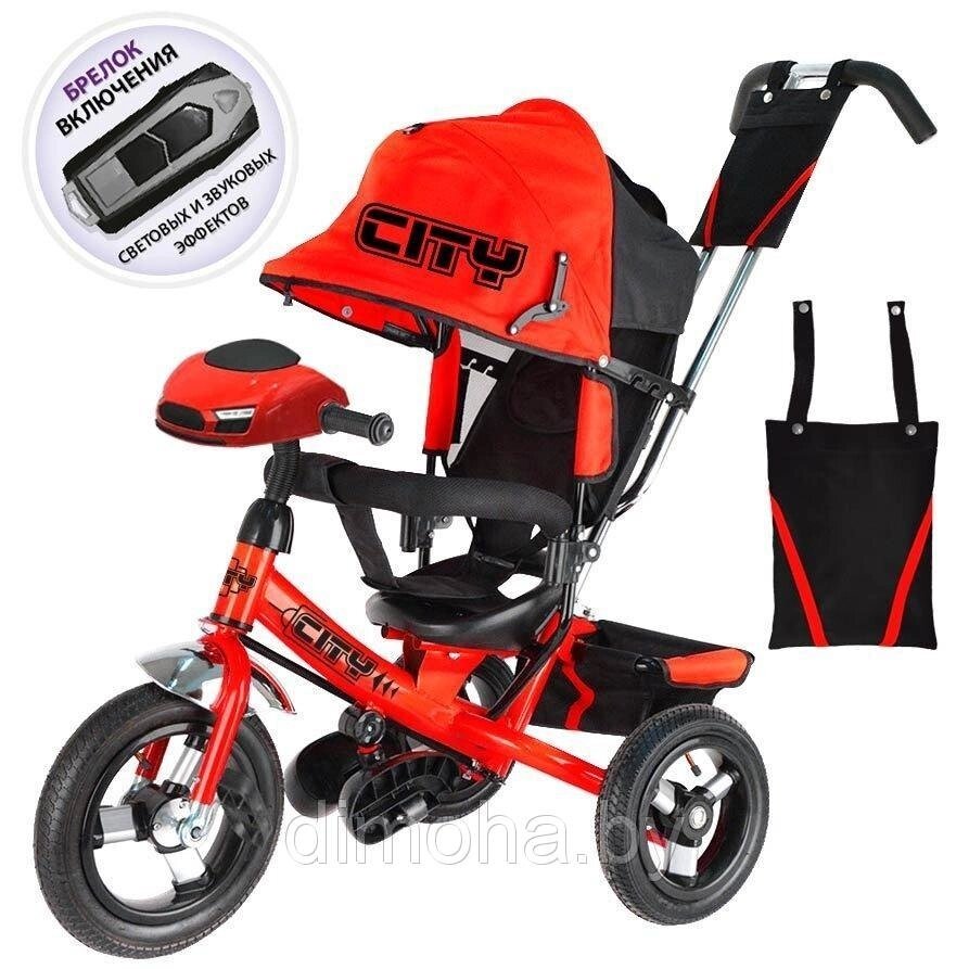 Трехколесный велосипед CITY H7 (USB-вход), красный от компании Интернет-магазин ДИМОХА - товары для семейного отдыха и детей в Минске - фото 1
