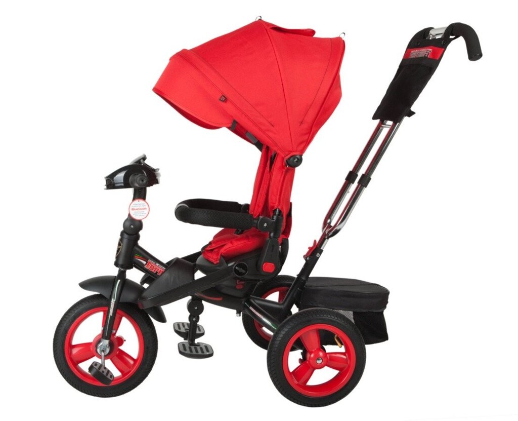 Трехколесный велосипед Super Formula (USB, Bluetooth) красный от компании Интернет-магазин ДИМОХА - товары для семейного отдыха и детей в Минске - фото 1
