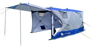 Трехслойная палатка куб , мобильная баня для зимней рыбалки 400х200х170 Mircamping 2023