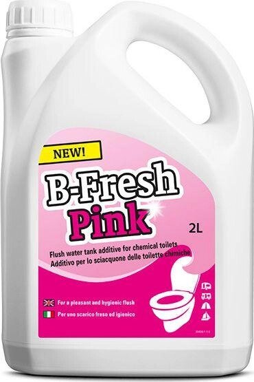 Жидкость для верхнего сливного бака биотуалета Thetford B-Fresh Pink 2 л от компании Интернет-магазин ДИМОХА - товары для семейного отдыха и детей в Минске - фото 1