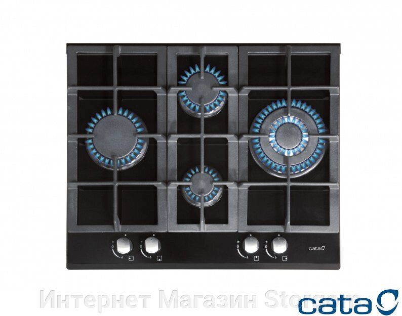 Поверхность варочная газовая CATA LCI 6031 BK от компании Интернет Магазин Storgom - фото 1