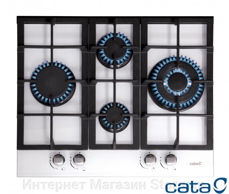 Поверхность варочная газовая CATA LCI 6031 WH от компании Интернет Магазин Storgom - фото 1