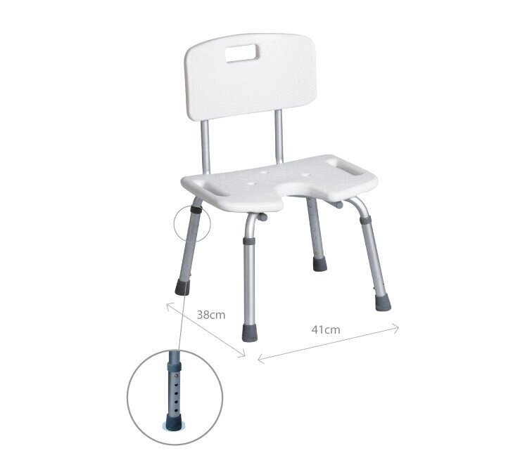 Душевой стул с вырезом для инвалидов ARmedical AR208 регулируемый от компании Интернет-магазин «UNICITY. BY» - фото 1