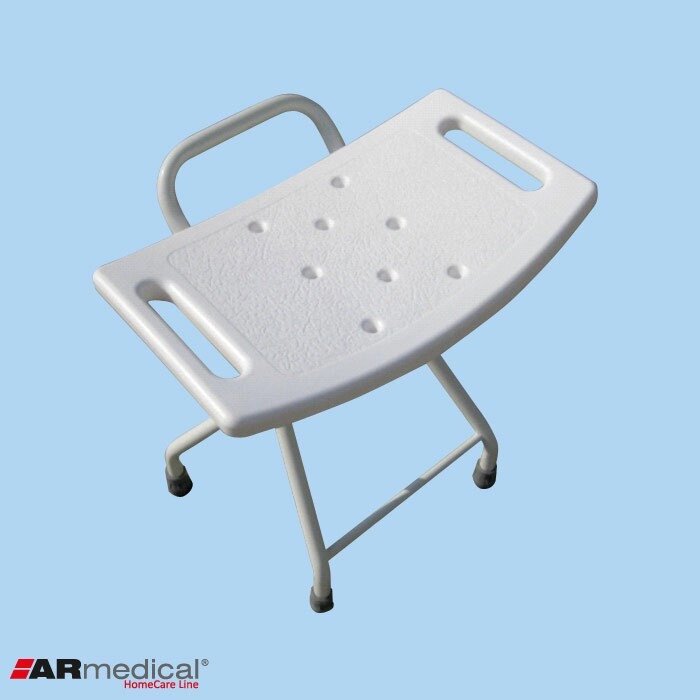 Душевой стул складной для инвалидов ARmedical AR204 (стальной ) от компании Интернет-магазин «UNICITY. BY» - фото 1