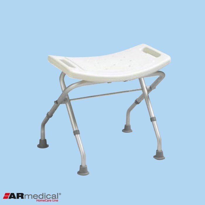 Душевой стул складной для инвалидов ARmedical AR205 (Алюминий от компании Интернет-магазин «UNICITY. BY» - фото 1