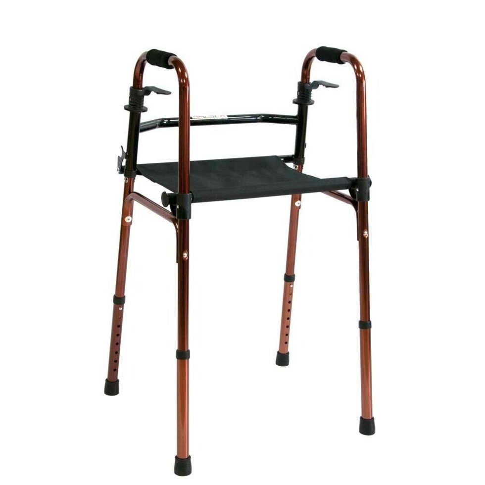 Ходунки для инвалидов с сидением Оптим FS961L от компании Интернет-магазин «UNICITY. BY» - фото 1