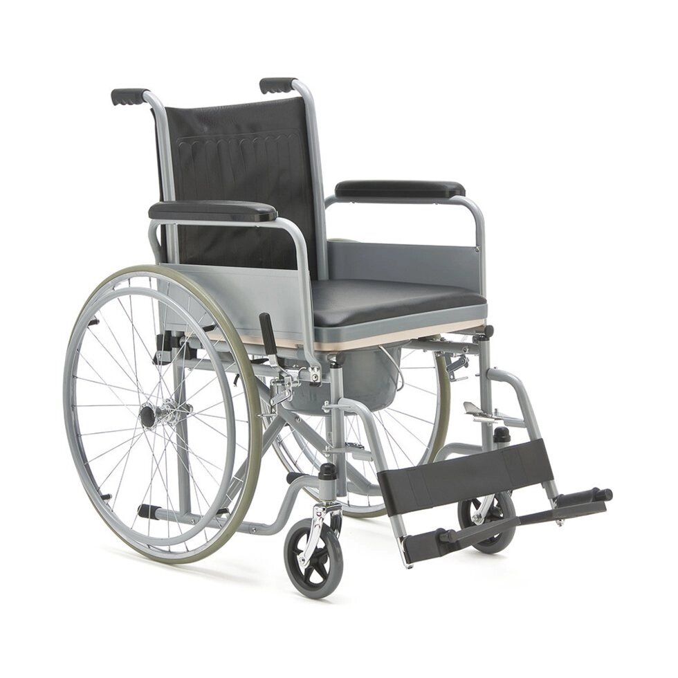 Кресло-коляска для инвалидов Армед FS682 с санитарным оснащением от компании Интернет-магазин «UNICITY. BY» - фото 1