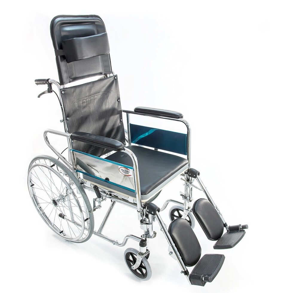 Кресло-коляска инвалидная Оптим FS609GC  с санитарным устройством от компании Интернет-магазин «UNICITY. BY» - фото 1