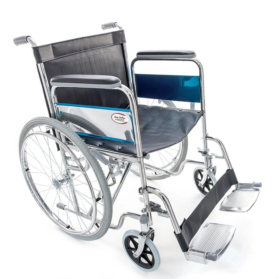 Кресло-коляска инвалидная усиленная Оптим FS975-51см XL от компании Интернет-магазин «UNICITY. BY» - фото 1