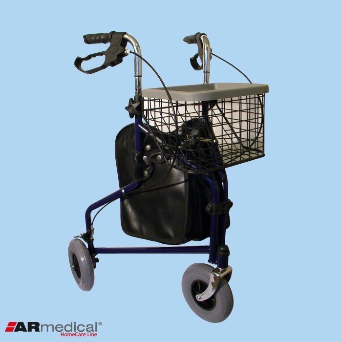 Роллатор 3-колесный с сумкой и корзиной ARmedical AR004 от компании Интернет-магазин «UNICITY. BY» - фото 1