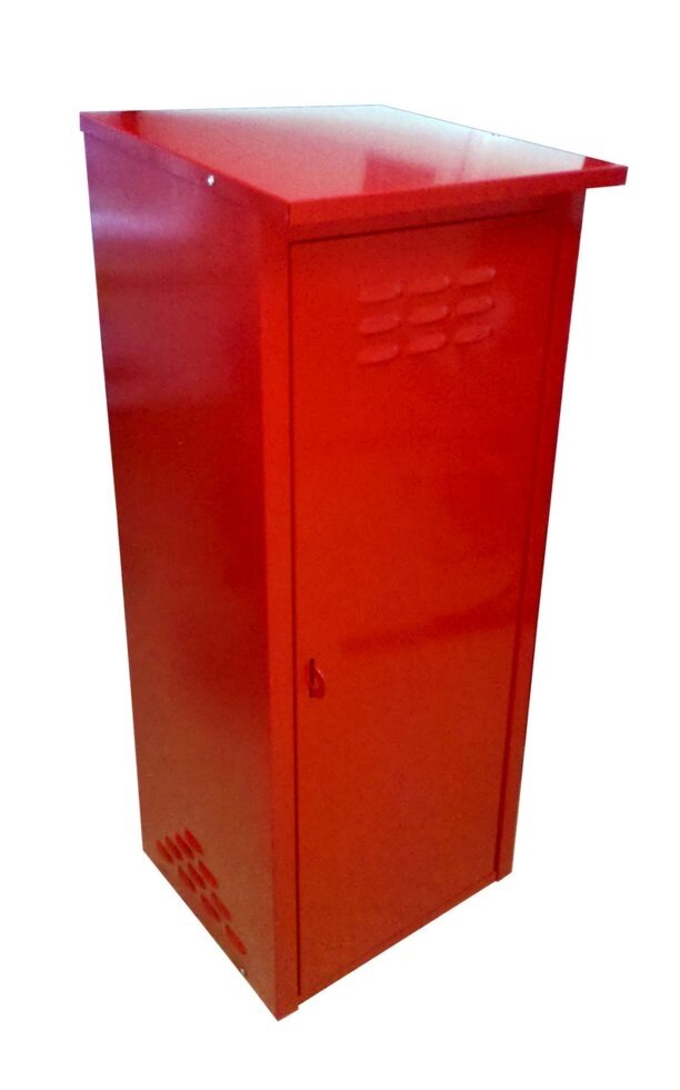 Шкаф для 1 газового баллона 50л красный от компании Интернет-магазин «UNICITY. BY» - фото 1